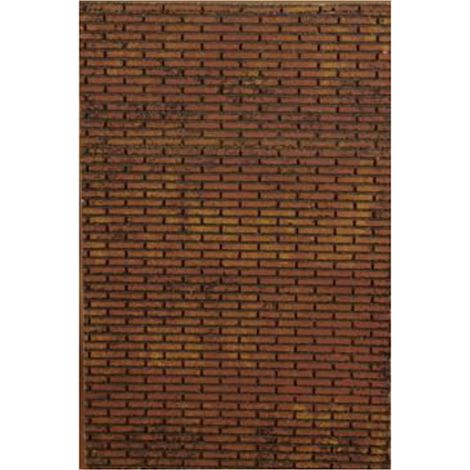 PANNELLO IN SUGHERO MURO MATTONI PICCOLI CM. 36X23X1 PER PRESEPE ACCESSORI