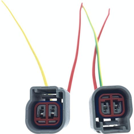 Crash sensor connector compatible with Ford Focus, Ford Mondeo (hood lock sensor), Land Rover Range Rover Discovery and Evoque -- JB2086-2P