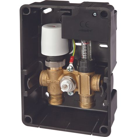 Boîtier de commande de base RTL-TH (F11836) avec couvercle blanc