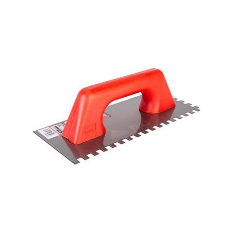 Stahlkamm 28cm (8x8) geschlossener Kunststoffgriff 65967 rubi (1/2)