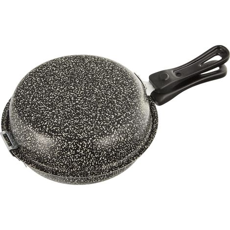 Home in Rombo Home Girafrittata Antiaderente Stone Cm14 Pentole E Preparazione Cucina, Pietra, Antracite, 14 cm (1/2)