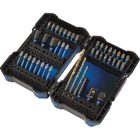 Draper Expert 44-Piece Impact Screwdriver and Bit Set with 1/4" Hex Shank