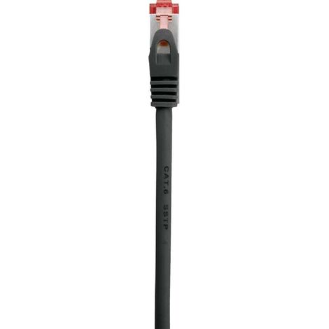 RF-5469256 RJ45 Câble réseau, câble patch CAT 6 S/FTP 2.00 m noir avec cliquet d'encastrement, contacts dorés, ignifuge 1 pc(s) D218562 (1/4)