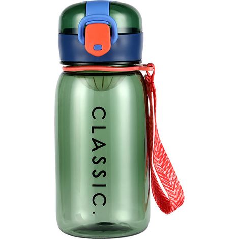 Gourdes de sport portables avec poignée, en plastique résistant et sans BPA, idéales pour la randonnée, la marche et le camping. (1/4)