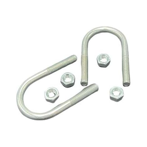 Raccordo U Zincato Mm.8X48X73