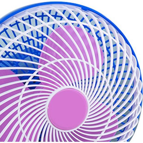 Leiser Mini-Tischventilator mit automatischer Oszillation, geeignet für Studentenwohnheime, Schlafzimmer, Büros, Katzenmaschinen-Stil, tragbar und kompakt. (1/5)