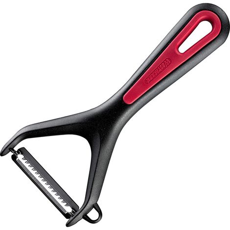 Westmark Pelaverdure alla julienne, Gallant, Lama in acciaio inox seghettata e punta, Nero/Rosso, 290522E1 (1/5)