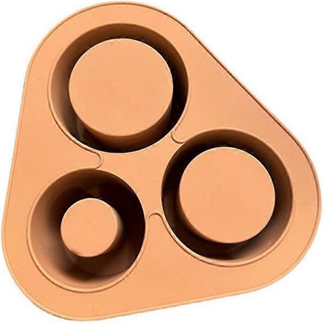 Bacs à glaçons avec couvercles pour tasses, bacs à glaçons cylindriques en silicone pour congélateur, moule à glaçons en silicone pour (1/4)