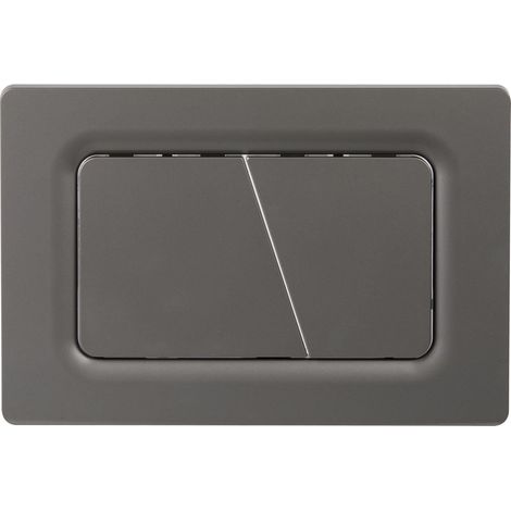 Plaque Commande WC Mat Pour Sigma UP300/UP320 Gris foncé (1/5)
