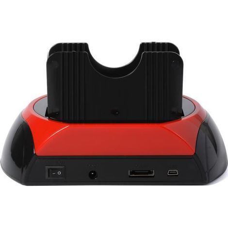 Tout en un Station d'accueil HDD double USB 2.0 pour Disque dur SATA IDE 2.5 "3.5" avec lecteur de carte Hub AC352 (1/4)