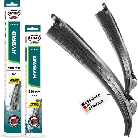 HEYNER® Scheibenwischer für TOYOTA FJ CRUISER (2 passenger wipers) (06.2005 - 01.2018) HYBRID Flachbalkenwischer