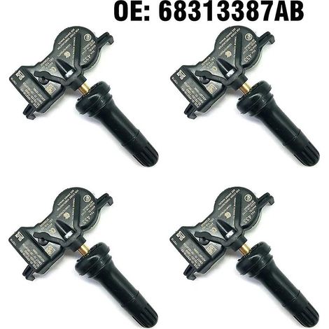 Système de surveillance de la pression des pneus TPMS (4 capteurs 433 MHz) pour Jeep Grand Cherokee et Dodge Durango (2016, 2017, 2018) (1/4)