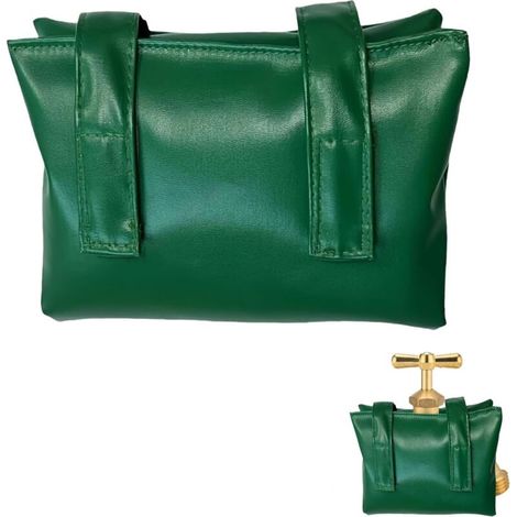 Couvercle Antigel pour Robinet Extérieur Vert Cuir,Housse de Protection Imperméable pour Robinet,Housse Isolante Extérieure Jardin Protection Contre Le Gel en Hiver Sac Vent Résistant (1/4)
