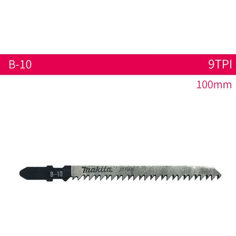 EASYCOMFORT MAKITA B-10 Lame de scie à guichet Lame de scie courbe pour métal/bois/plaque 100MM 9TPI (1/5)