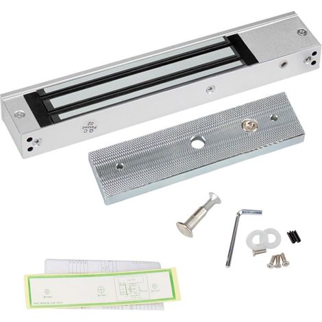 Serrure magnétique électrique 280KG/600LBS Contrôle d'accès Électronique Métal Verrou de Porte DC12V Fail Safe Type de NC pour la porte simple de système de sécurité (280KG/600LBS) (1/5)
