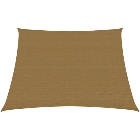 Ombrelli per giardino - vidaXL Vela Parasole 160 g/m² Grigio Talpa 3/4x2 m in HDPE - Ombrelli per terrazza