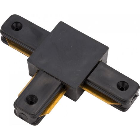 T-Stecker Einphasige SpurSchwarz