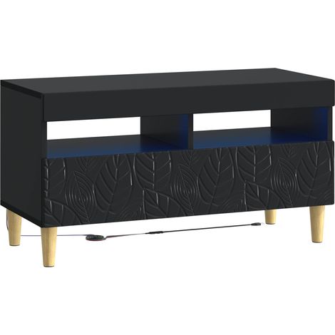 vidaXL Mobile TV LED Nero Legno ingegnerizzato (1/5)