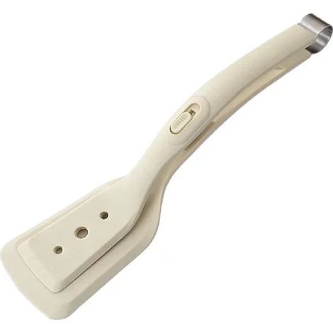 (Blanc) Pince à poignée rabattable 2 en 1 en silicone antiadhésif, accessoire de cuisine (1/3)