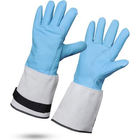 Gant manipulations cryogéniques bleu CRIO - ROSTAING - 8 - M (1/2)