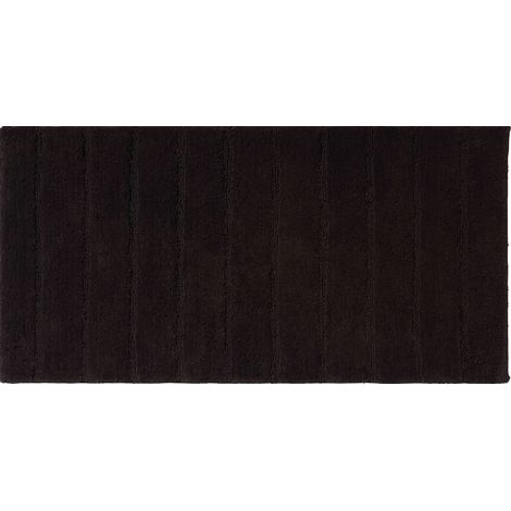 Tapis de bain rectangulaire en coton uni tonka 60x120cm (1/3)