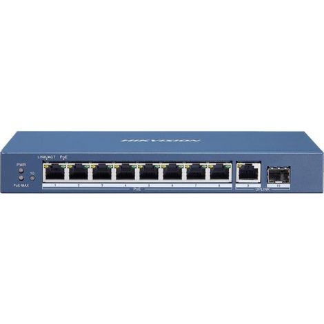 Commutateur SFP PoE 8 ports Hikvision DS-3E0510P-E (1/3)