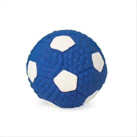Lustiges Hundespielzeug in Form eines Tennis- oder Fußballs, ideal zur Zahnreinigung. (1/5)