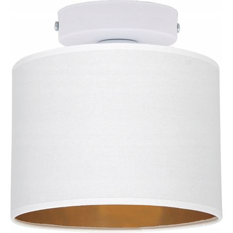 Deckenlampenschirm goldfarben, goldene Mitte, LED E27, klassische polnische Lampe (1/4)