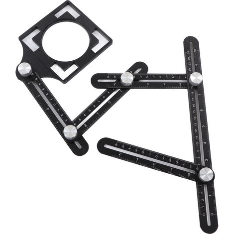 Gabarit de Contour Reproductible avec Verrouillage Réglable et Localisateur de Points pour Carrelage Céramique Automobile (1/5)