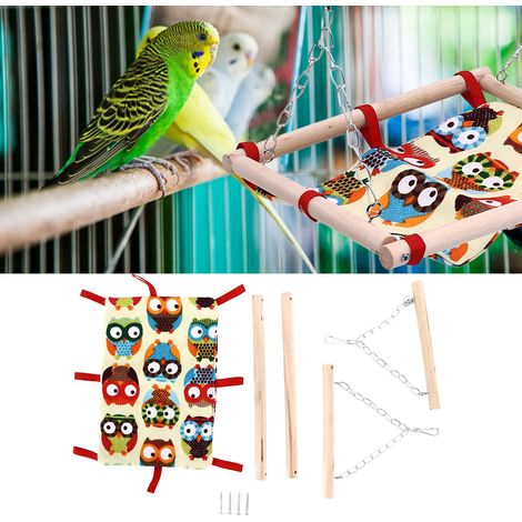 Hamac en toile pour perroquet, lit pour oiseau, balançoire pour perroquet, jouet pour perroquet (1/5)