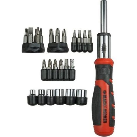 S.OF. JUEGO MULTIPUNTAS CON CARRACA 29 PIEZAS BDHT0-62130 BLACK+DECKER (1/5)