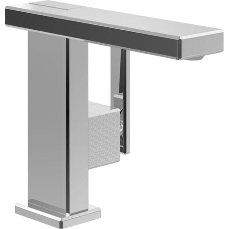 Robinet de lavabo à levier unique Mettlach 113x173x200mm sans vidange en chrome (1/5)