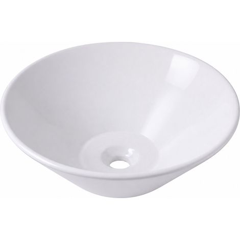 White Ceramic Countertop Basin, 41.5 x 41.5 x 15 cm (1/5)