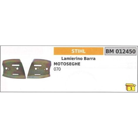 STIHL Kettenschienenabdeckblech für Kettensäge 070 012450