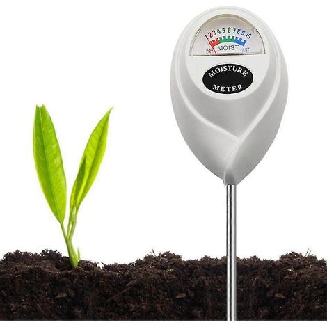 Testeur de pH du sol 5 en 1, testeur d'humidité et d'acidité du sol, détecteur d'eau pour les plantes (1/5)