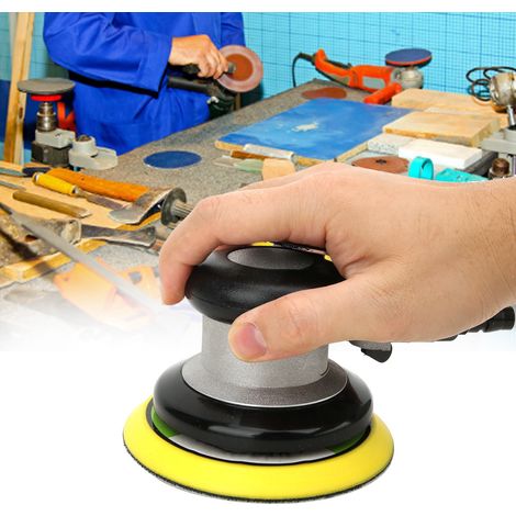5-Zoll-Druckluftschleifer, luftbetriebene Schleif- und Wachsmaschine, japanische Schnittstelle mit 5 Schleifpapieren, amerikanischer Stecker (1/5)