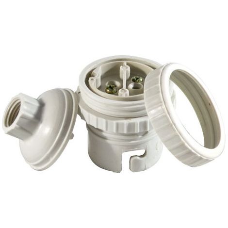 DOUILLE BLANCHE B22 + BAGUE