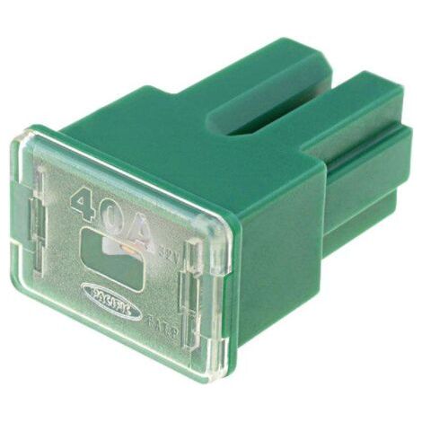 Fusible automobile 40A femelle – Tension 32V – Couleur verte pour identification rapide – Série JAPVAL - PAL 40 A