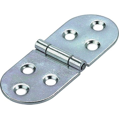 Charnière de table ronde - Décor : Laitonné - Matériau : Acier - ITAR