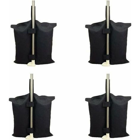 Heavy Duty Industrial Grade Weight Bag with Double Stitching for Pop Up Tent Canopy Black (1/5)