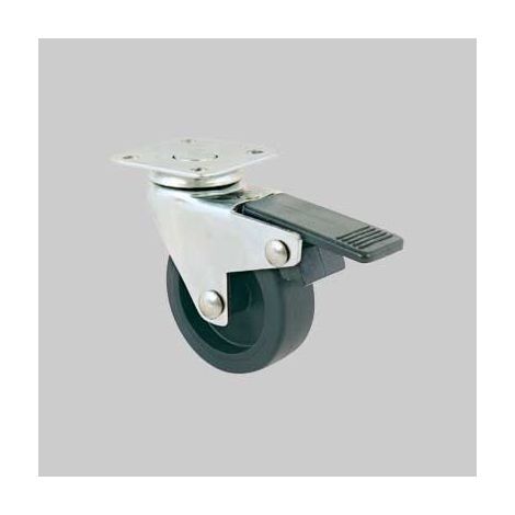 Ruota arredamento art. 220bis avo c/freno 50 mm - portata 20 kg