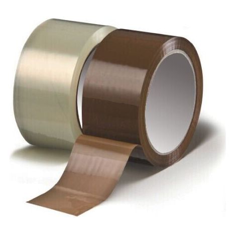 Nastro da imballaggio BOSTON adesivo silenzioso professionale 36 Pz - 50x60 m – col. AVANA (1/2)