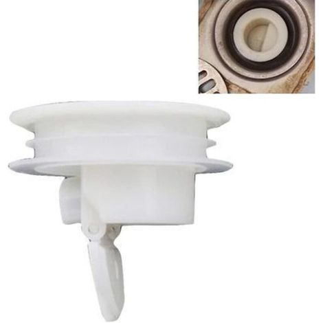 Set of 4 overflow rings for washbasin, replacement parts for bathroom or kitchen sinks. (1/5)