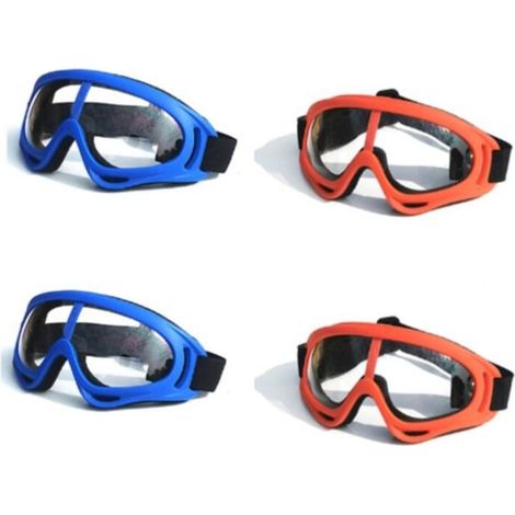4er-Pack Schutzbrillen, wind- und staubdichte Schutzbrillen, flexible Brillen für Outdoor-Sportarten, Augenschutz (1/5)