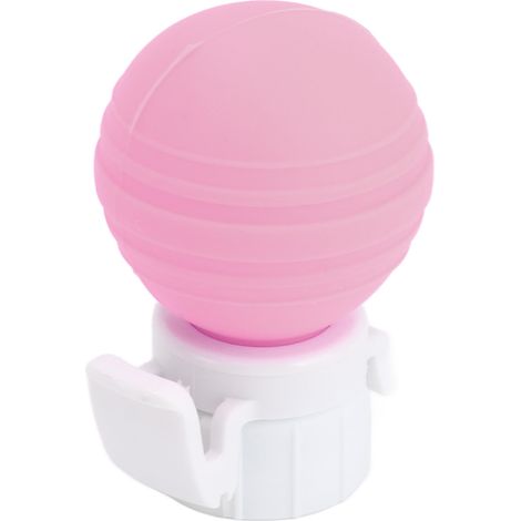 Auslaufsicherer Silikonverschluss für Getränkeflaschen, Sodapumpe, Fizz Keeper Pumpverschluss, Rosa (1/5)