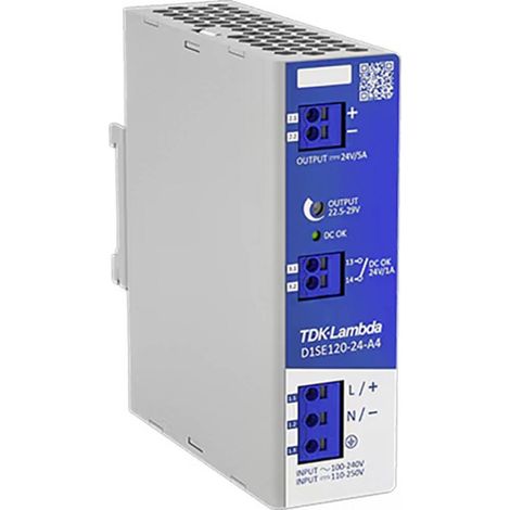 TDK-Lambda D1SE120-24-A4 Alimentatore per guida DIN 120 W Contenuto 1 pz.