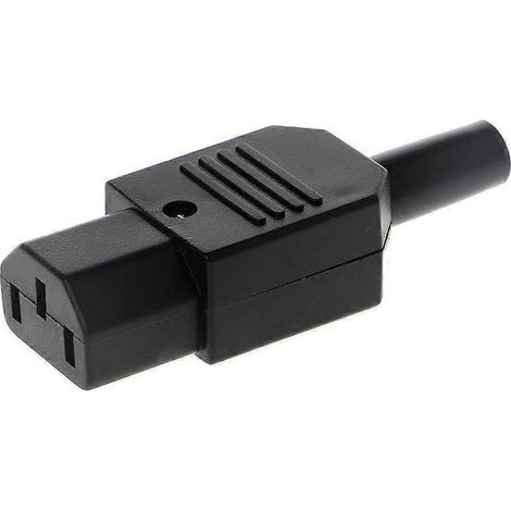 Connecteur d'alimentation IEC 320 C13 femelle réparable, prise 3 broches 10A/250V (1/5)