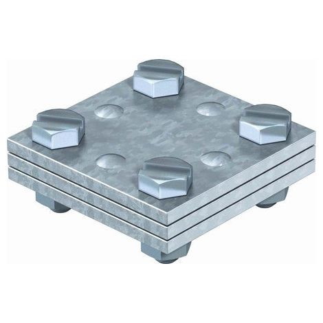 OBO Bettermann Conector en cruz 30mm acero cincado en caliente, 5314615
