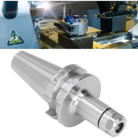 Porte-outil CNC BT30-ER11-70 pour fraisage haute précision (0,005mm) avec clé (1/5)