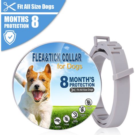 Collier anti-puces et anti-tiques pour chien, 62 cm (1/3)